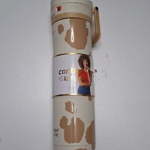 Contigo Cream and Brown Travel  Container Mug